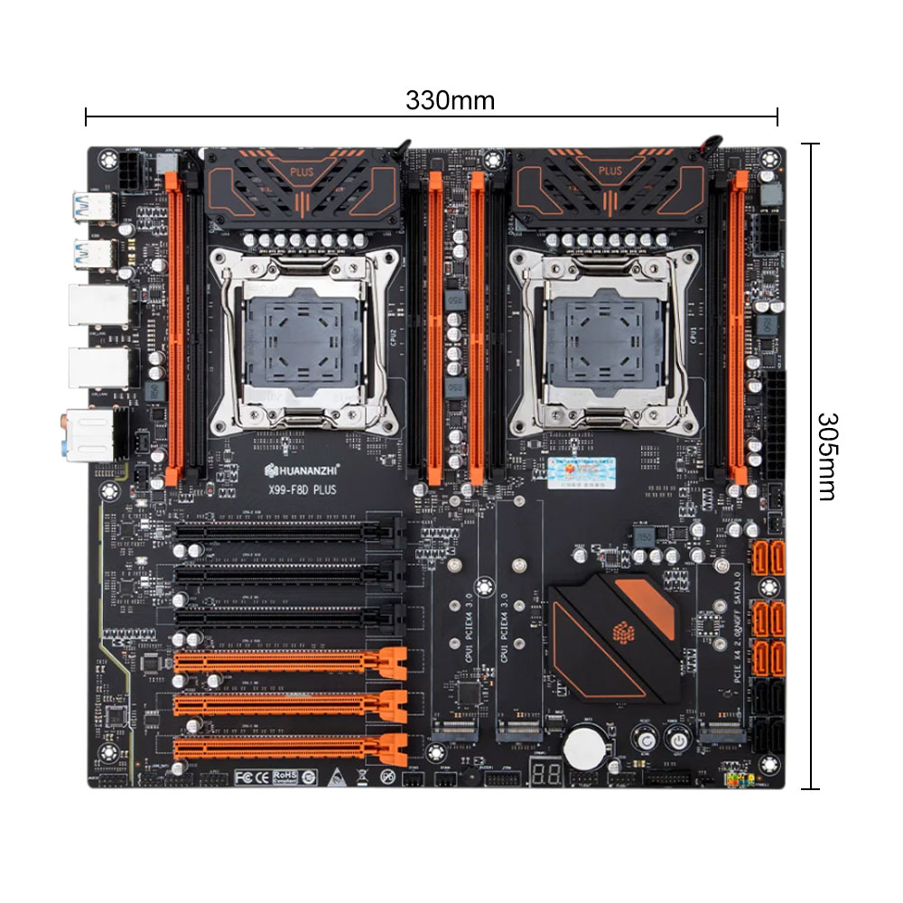 HUANANZHI X99 F8D PLUS LGA 201 - E5 2696 V3 ulasan dan harga