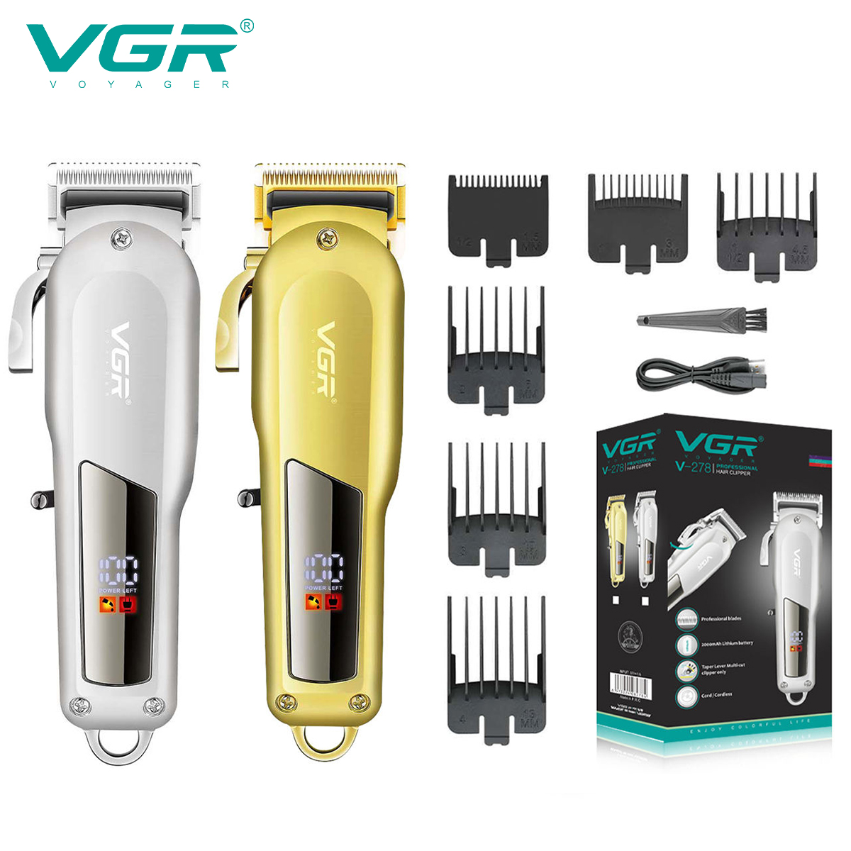 VGR Pemotong Rambut Pemangkas  - Gold 6248R ulasan dan harga